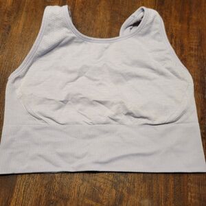 all in motion Light Gray Seamless Racerback Sports Bra